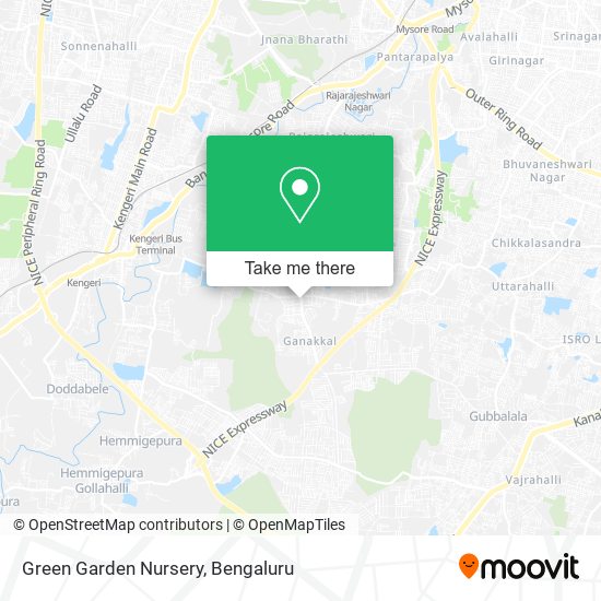 Green Garden Nursery map