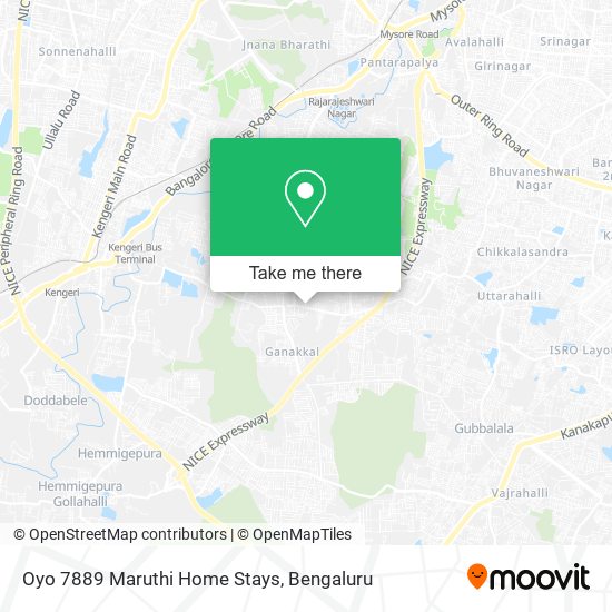 Oyo 7889 Maruthi Home Stays map