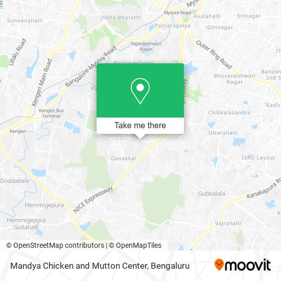 Mandya Chicken and Mutton Center map