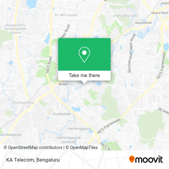 K A Telecom map