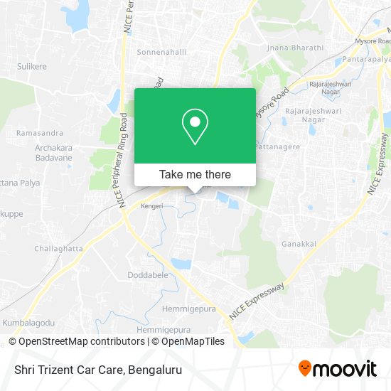 Shri Trizent Car Care map