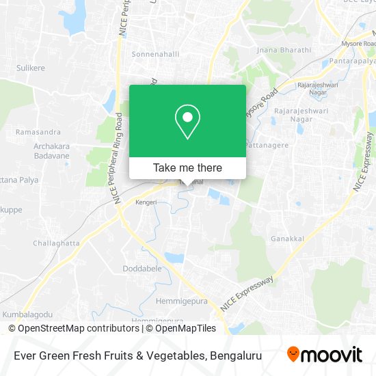 Ever Green Fresh Fruits & Vegetables map