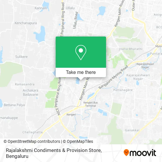 Rajalakshmi Condiments & Provision Store map