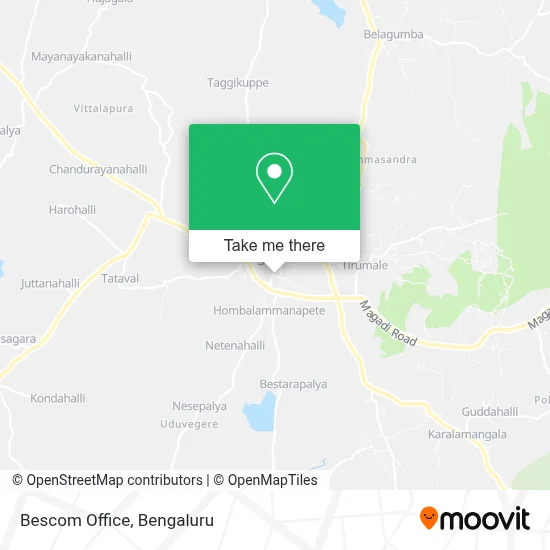 Bescom Office map