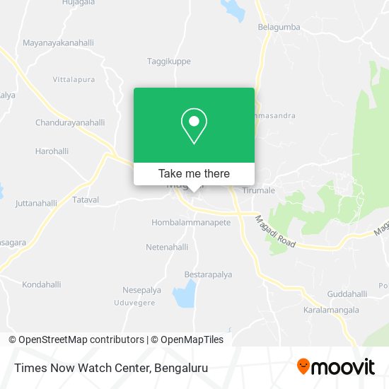 Times Now Watch Center map