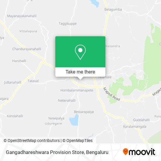 Gangadhareshwara Provision Store map