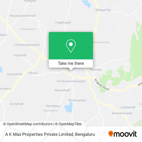 A K Max Properties Private Limited map
