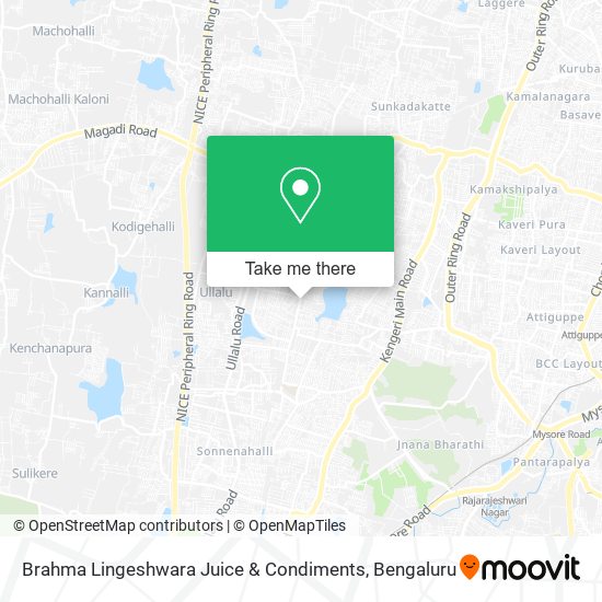 Brahma Lingeshwara Juice & Condiments map