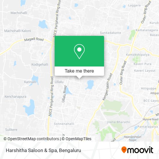 Harshitha Saloon & Spa map