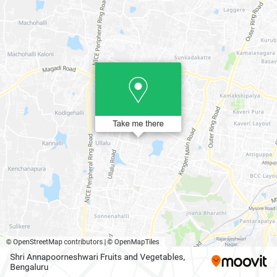 Shri Annapoorneshwari Fruits and Vegetables map