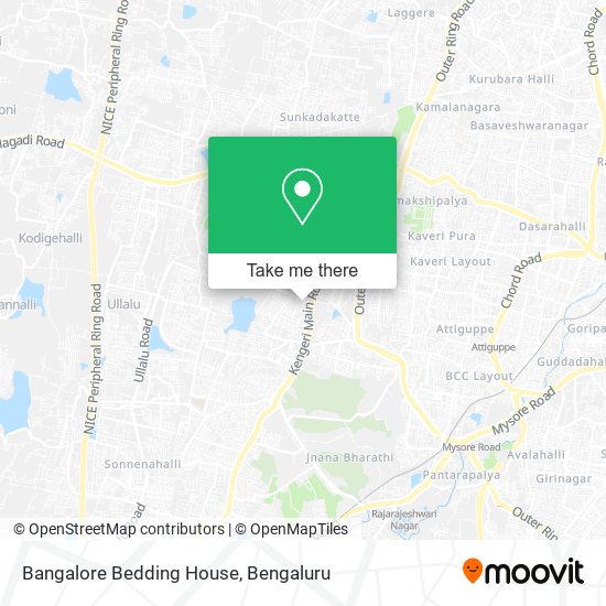 Bangalore Bedding House map