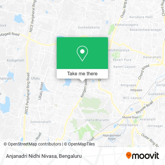 Anjanadri Nidhi Nivasa map