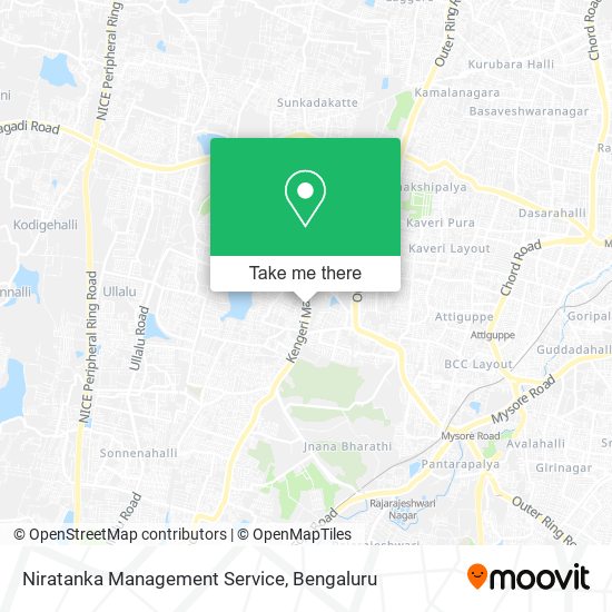 Niratanka Management Service map