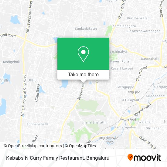 Kebabs N Curry Family Restaurant map