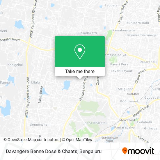 Davangere Benne Dose & Chaats map