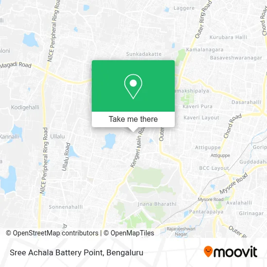 Sree Achala Battery Point map
