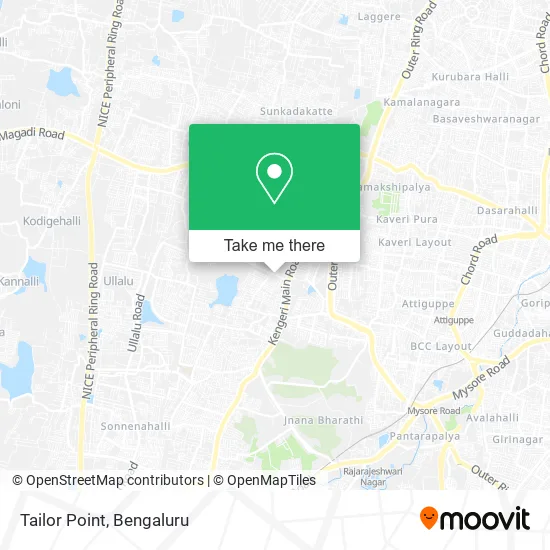 Tailor Point map