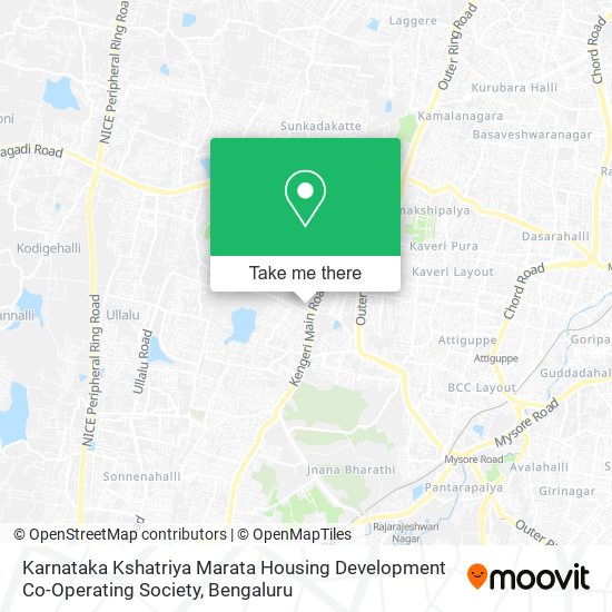 Karnataka Kshatriya Marata Housing Development Co-Operating Society map
