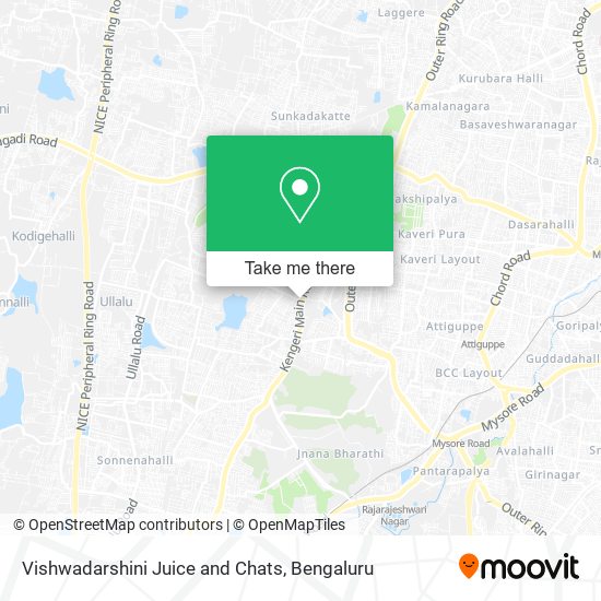 Vishwadarshini Juice and Chats map