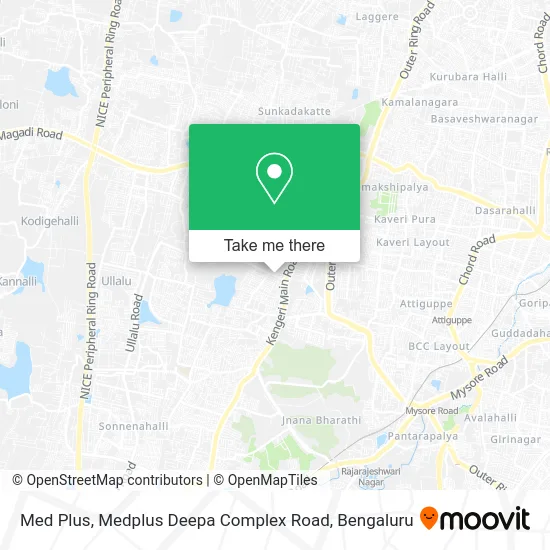 Med Plus, Medplus Deepa Complex Road map