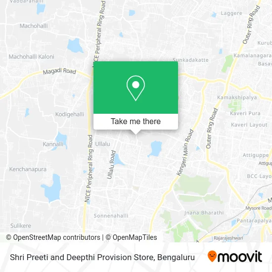Shri Preeti and Deepthi Provision Store map