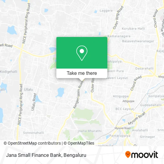 Jana Small Finance Bank map