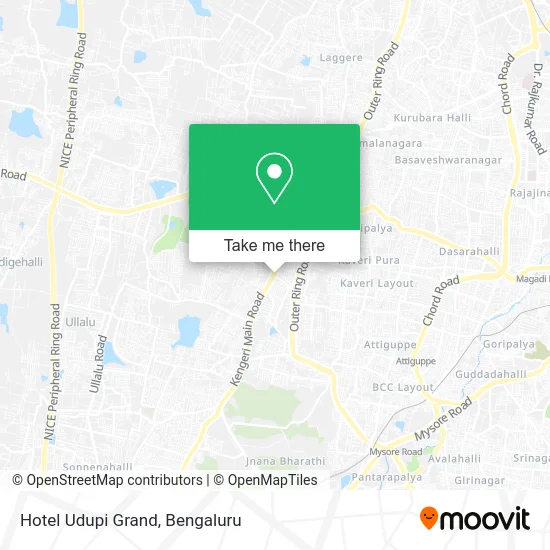 Hotel Udupi Grand map