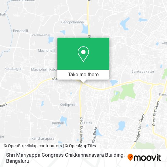 Shri Mariyappa Congress Chikkannanavara Building map