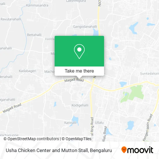 Usha Chicken Center and Mutton Stall map
