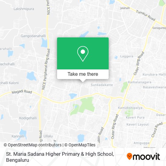 St. Maria Sadana Higher Primary & High School map