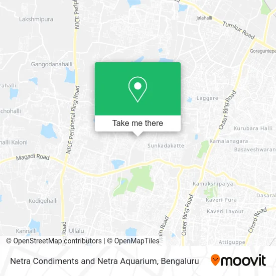 Netra Condiments and Netra Aquarium map