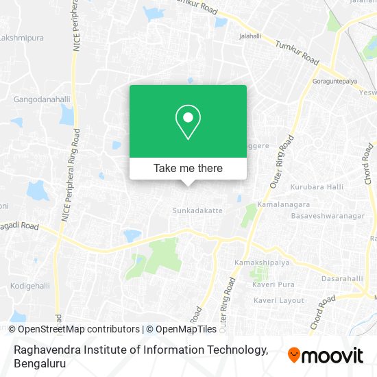 Raghavendra Institute of Information Technology map