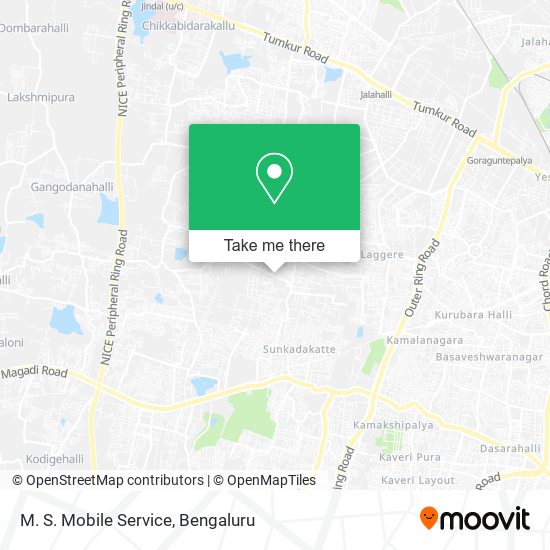 M. S. Mobile Service map