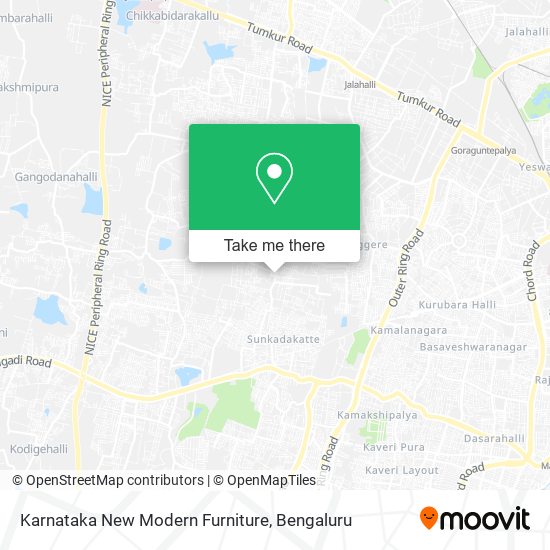 Karnataka New Modern Furniture map