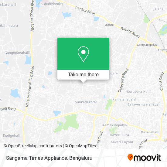 Sangama Times Appliance map