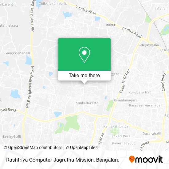 Rashtriya Computer Jagrutha Mission map