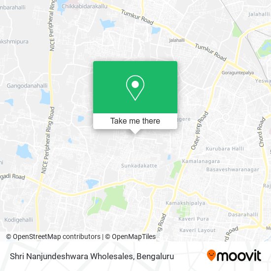 Shri Nanjundeshwara Wholesales map