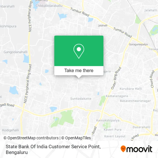 State Bank Of India Customer Service Point map