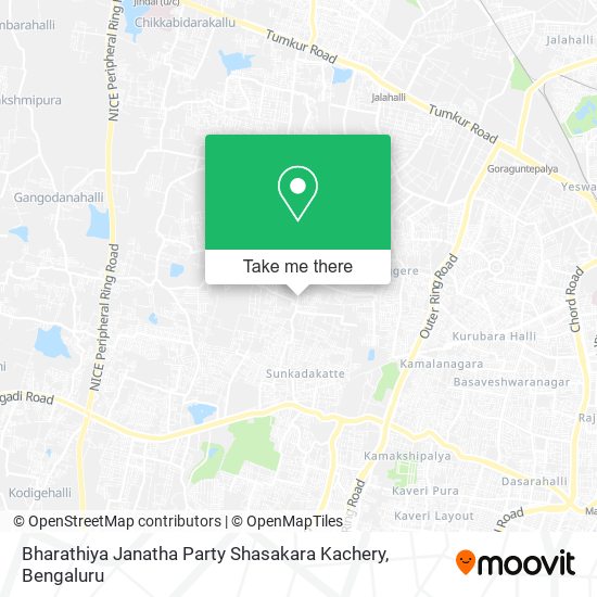 Bharathiya Janatha Party Shasakara Kachery map