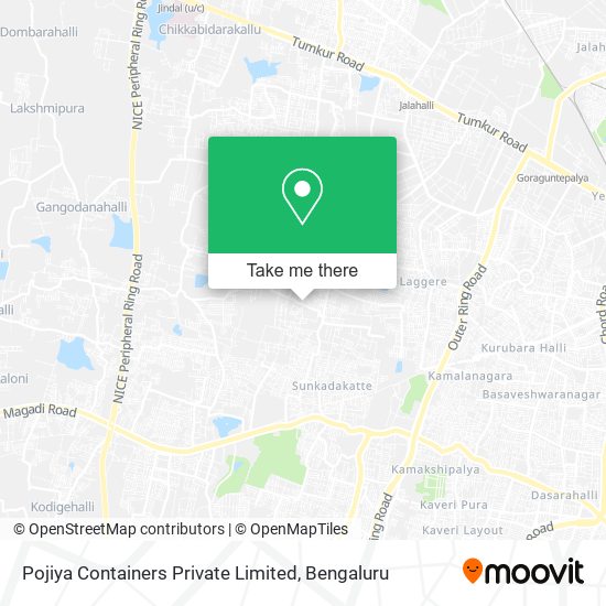 Pojiya Containers Private Limited map