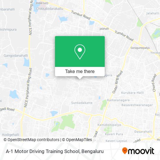 A-1 Motor Driving Training School map