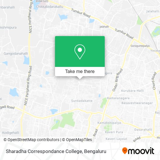 Sharadha Correspondance College map