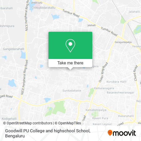 Goodwill PU College and highschool School map