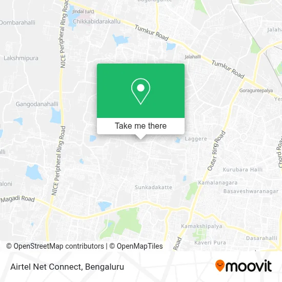 Airtel Net Connect map
