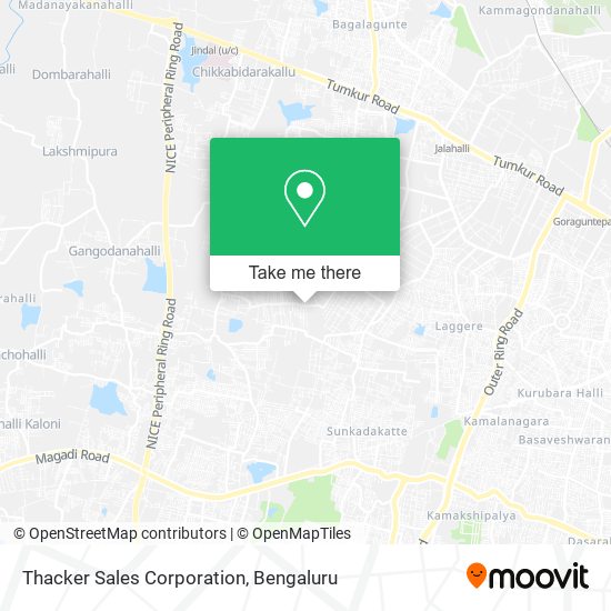 Thacker Sales Corporation map