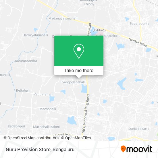 Guru Provision Store map