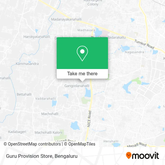 Guru Provision Store map