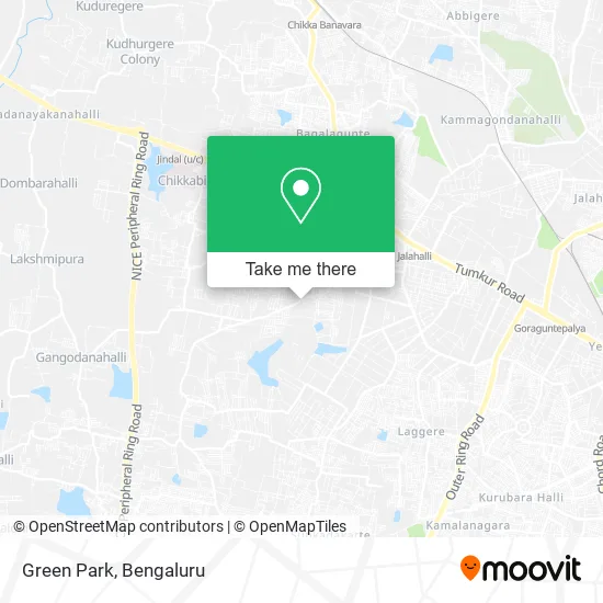 Green Park map