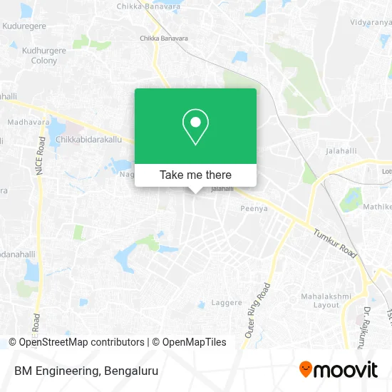 B M Engineering map