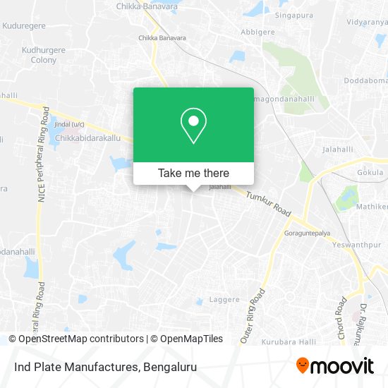 Ind Plate Manufactures map